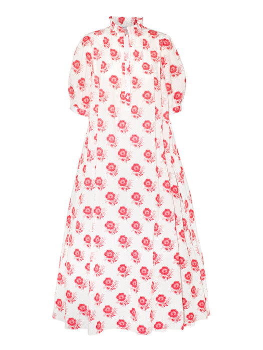 Emie Dress in C&R Flora Hand Block Print