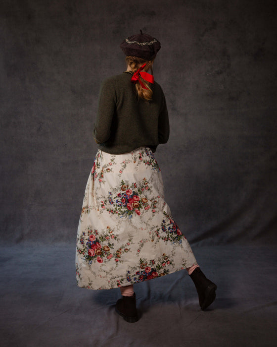 Reversible Skirt in Christina Rose Print