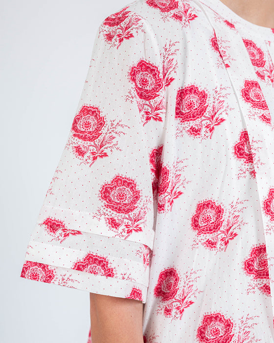 Luca Dress in C&R Flora Hand Block Print