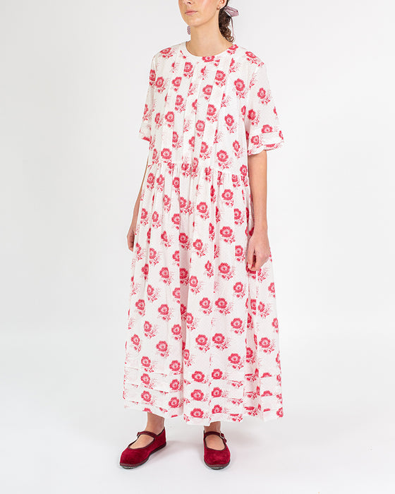 Luca Dress in C&R Flora Hand Block Print