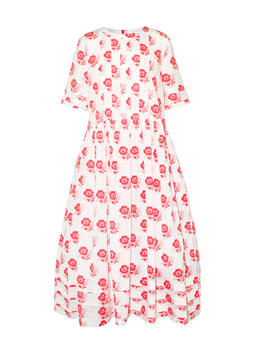 Luca Dress in C&R Flora Hand Block Print