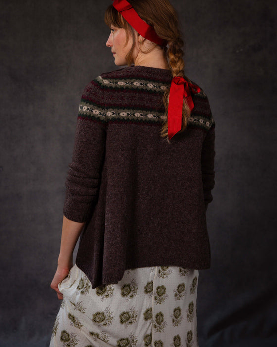 Crystal Sweater in Fair Isle Wool