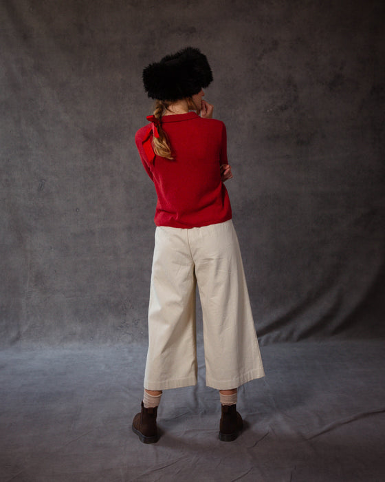 Padima Sweater in Faded Red Cashmere