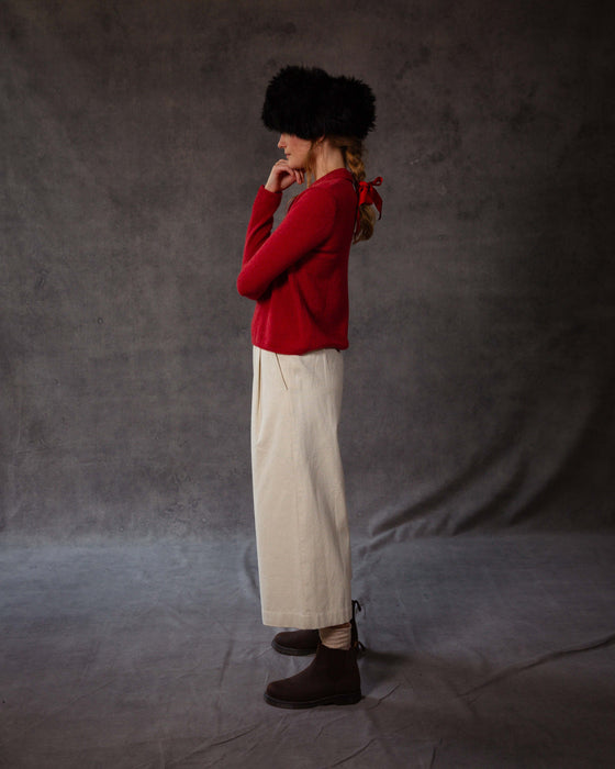 Padima Sweater in Faded Red Cashmere