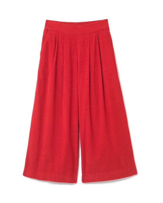 Tati Trousers in Vintage Red Needlecord