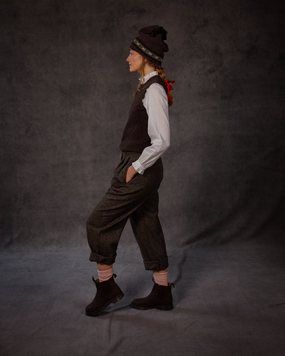 Tonya Trousers in British Tweed